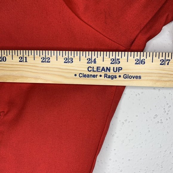 Cintas Work Jacket Emery Worldwide Starbase Uniform‎ Large Removable Liner Red - Picture 4 of 12